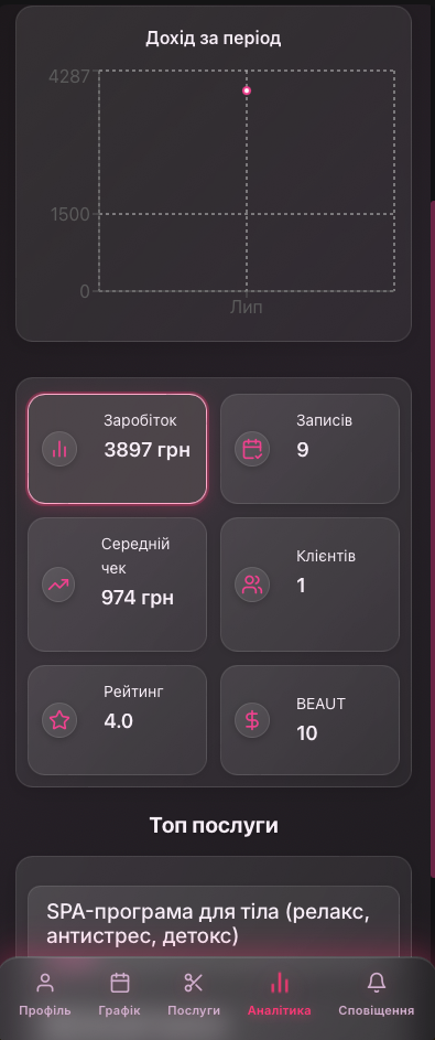 BEAUT App Screenshot